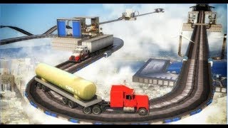 Impossible 18 Wheeler Truck Driving /  Impossible American Tracks / Android Gameplay Video screenshot 2