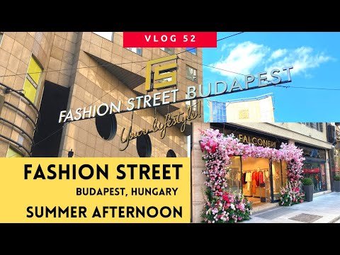 Fashion street, Budapest city centre Hungary | Must visit Budapest