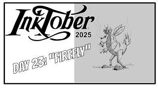 How to draw a cartoon(ish) ”Firefly” #inktober #draw #digitalart #insect #2d #sketching