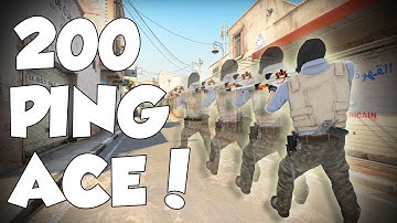 200 PING ACE! - CS:GO