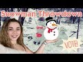 It's The Snowman Throwdown *Mom vs. Dad + Kids VOTE*