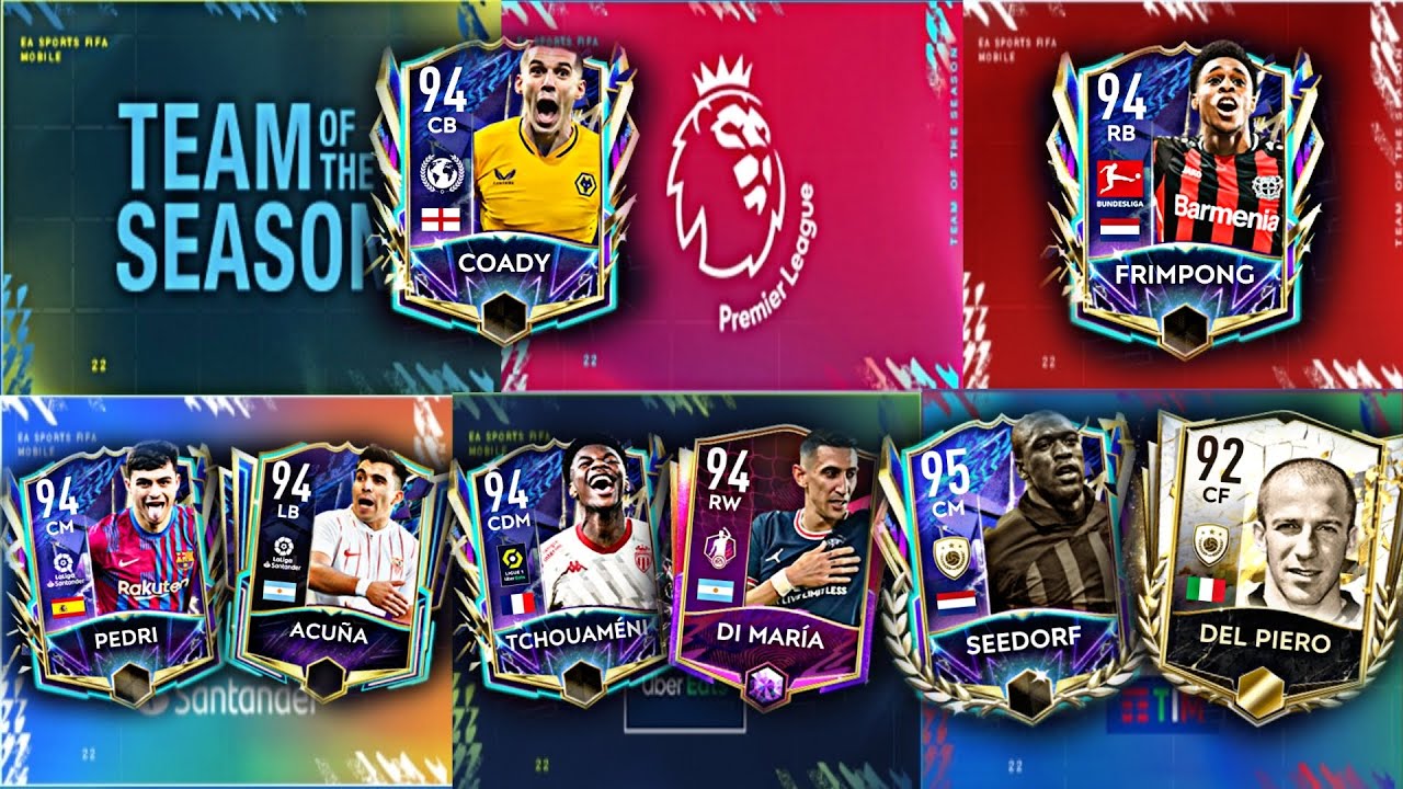 ЗАБРАЛ СРАЗУ 7 ФУТБОЛИСТОВ 94+ OVR. FIFA MOBILE 22 / TOTS / UTOTS.