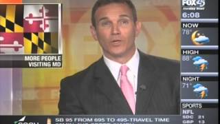 Maryland Tourism story on FOX45 Morning News Baltimore
