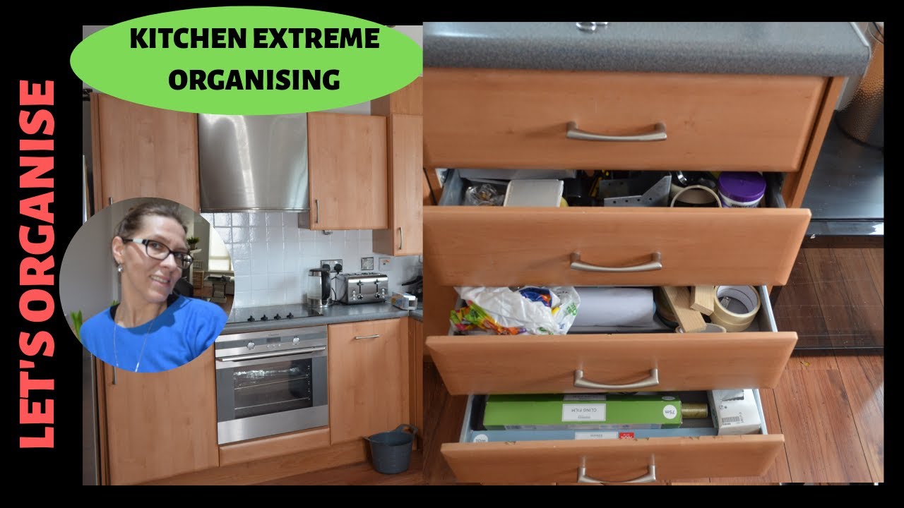 EXTREME KITCHEN ORGANIZING DECLUTTERING CLEANING MOTIVATION - YouTube