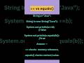 Java Interview questions|Java Coding Shorts #shorts #java #freshers