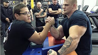 Schoolboy Vs Mutant | Arm Wrestling Match For $2000 !