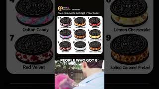 Your comments last digit = your food 🍦