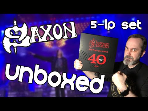 UNBOXING of Saxon’s “The Eagle Has Landed 40 Live” Vinyl Box Set