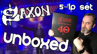 Unboxing Of Saxons The Eagle Has Landed 40 Live Vinyl Box Set