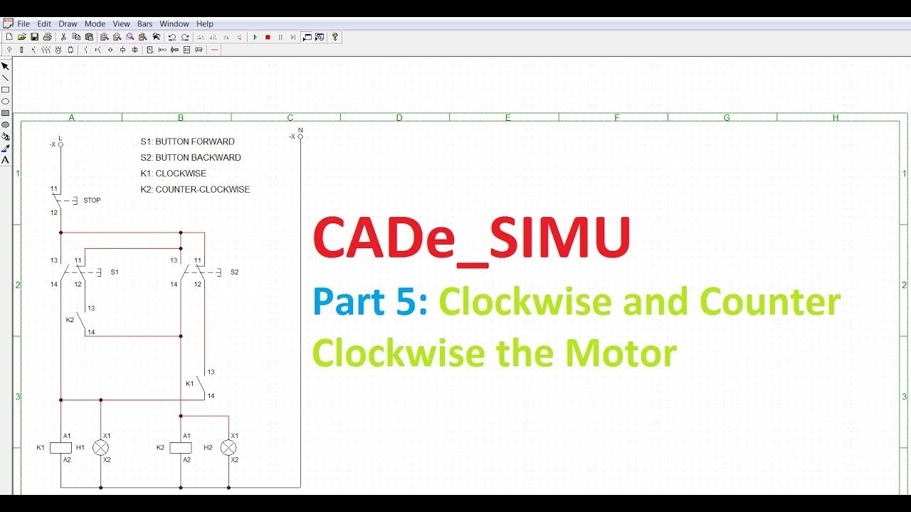 CADe SIMU | Part 5: Mô Phỏng Quay Thuận-Nghịch Động Cơ | Clockwise and ...