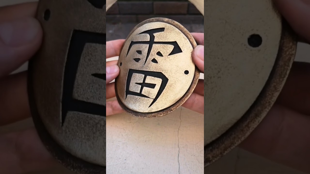 Work in progress on Raidens Hat from Mortal Kombat. More details on my Instagram! 🌀