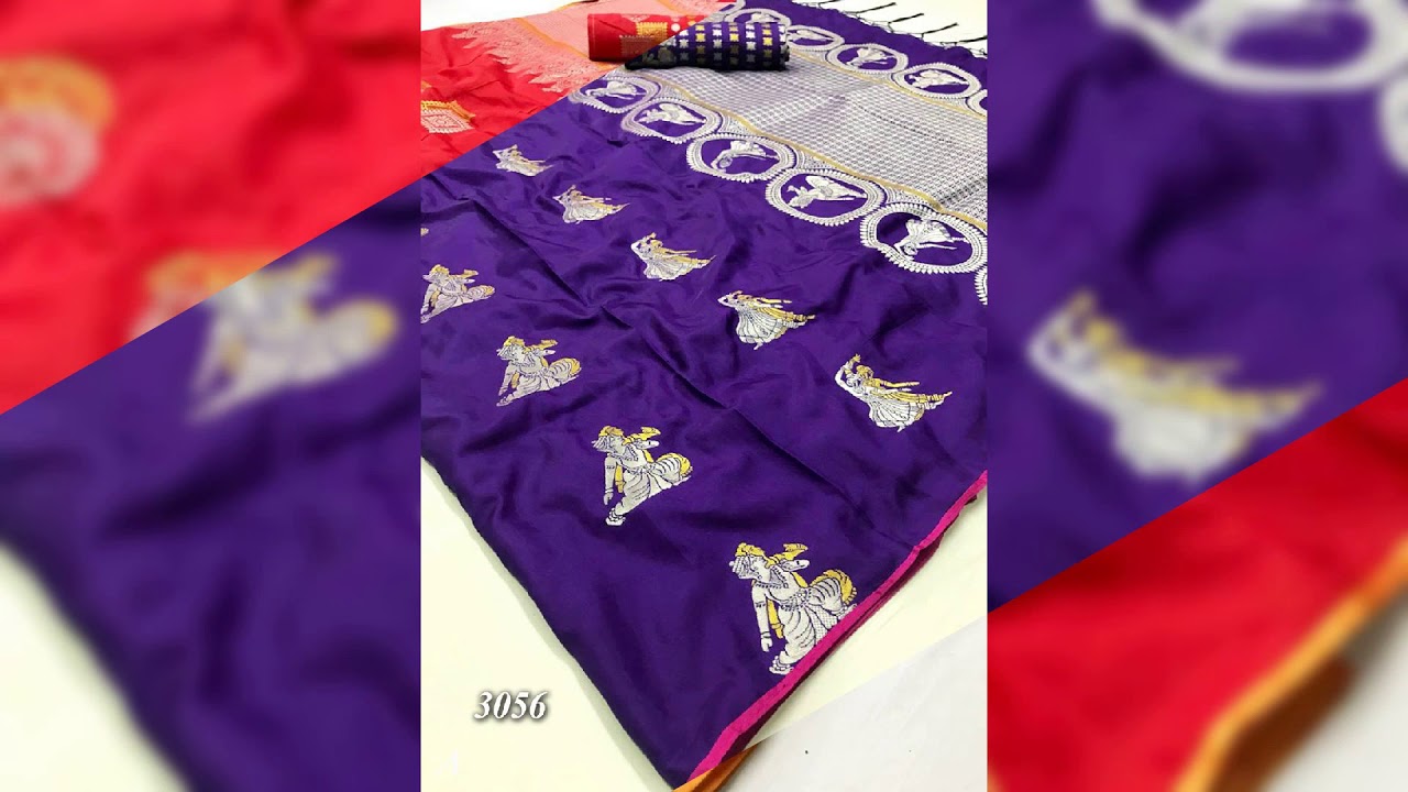 Banarasi silk sarees - YouTube