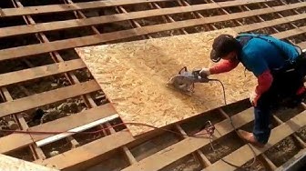 HOW TO INSTALL PLWOOD SHEATHING!.The .best installation video. Roofing video