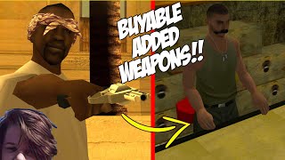 NPCs Using Added Weapons + Buyable From Ammunation! - GTASA Community Weapons Pack [Devlog #3]