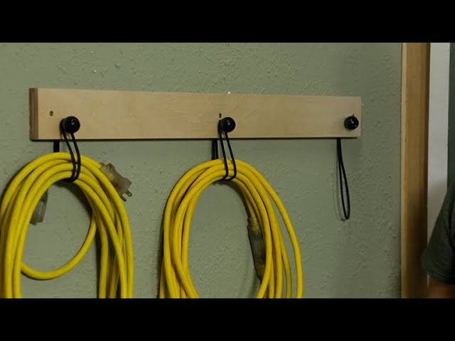 Woodworking Tip: Extension Cord Storage 