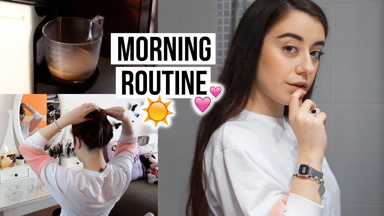 MY MORNING ROUTINE ☕️ // Long Hair Edition - YouTube