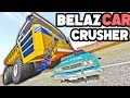 The ULTIMATE Car Crusher Returns! Crushing Traffic With HUGE DUMPTRUCK! - BeamNG Drive