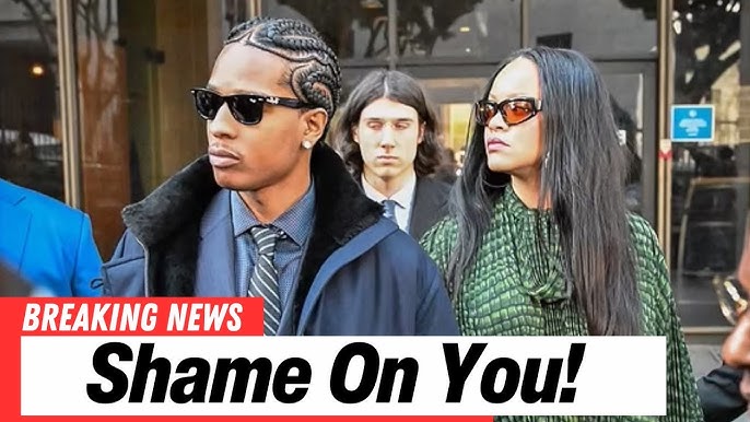 Rihanna faces backlash for wearing fur at A$AP Rocky's trial - YouTube