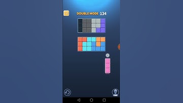 Block Puzzle King Double Mode Level 134 Walkthrough Solution