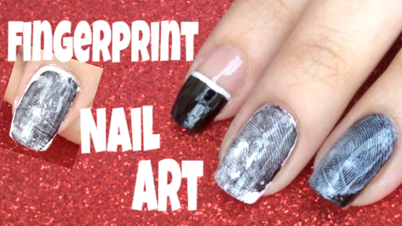 1. Fingerprint Nail Art Stickers - wide 9