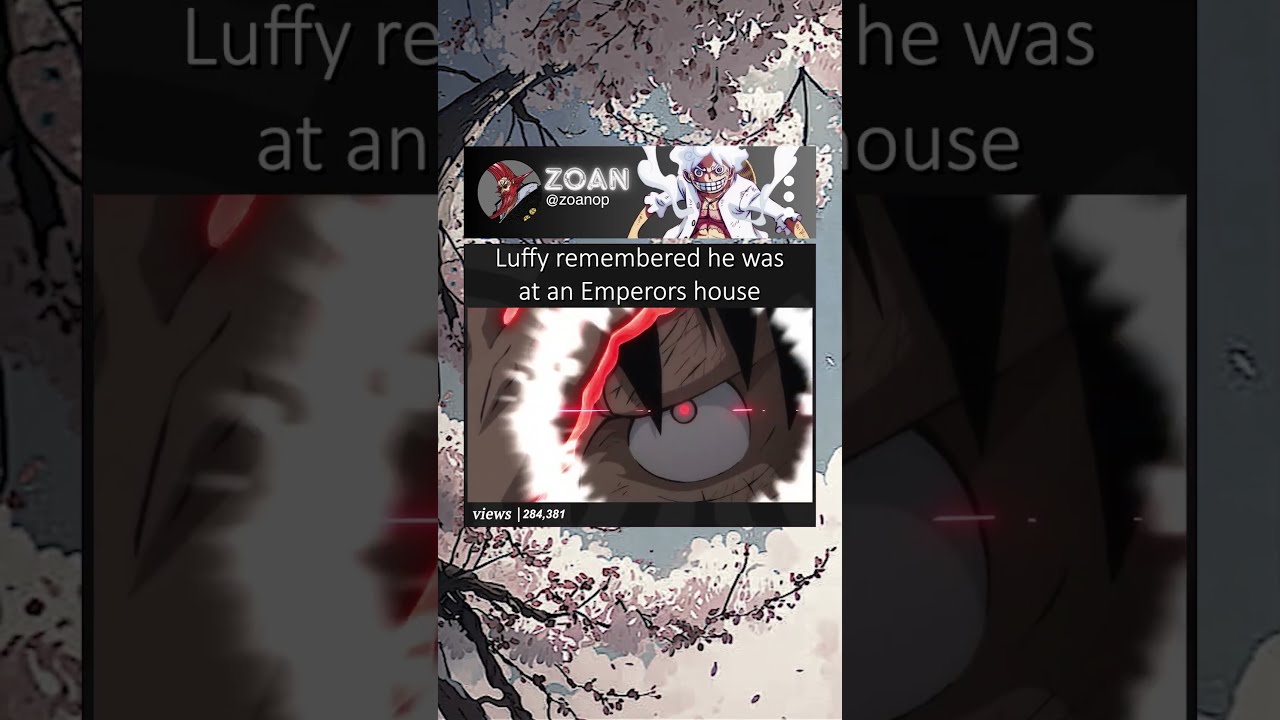 When Luffy Gets Serious Onepiece Kaido