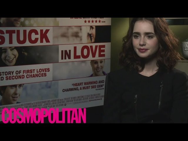 Lily Collins Stuck In Love interview: on eyebrows and Cara Delevingne, 2013