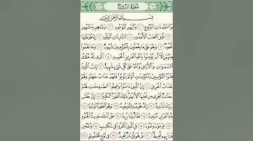 سورة البروج  مكررة كل أية سبع مرات بصوت الحصرى المعلم لتسهيل الحفظ على الاطفال