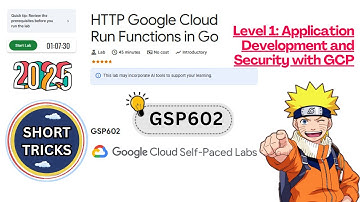 HTTP Google Cloud Run Functions in Go [2025]| #GSP602 |April Lab Solution #arcade #arcadegooglecloud