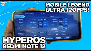 Cara Unlock Refresh Rate Ultra 120fps Mobile Legend HyperOS Redmi Note 12! screenshot 5