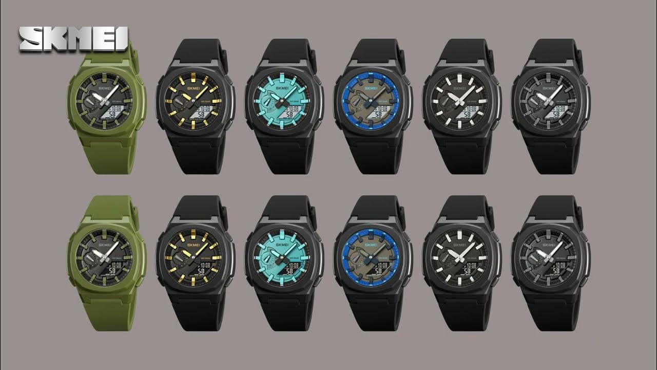 SKMEI 2091 5 Alarms World Time Good Quality Digital Watch Men YouTube