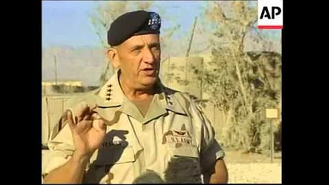 Press conference by US General Tommy Franks