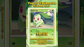 Top 10 Rarest Chikorita Pokémon Cards! 🌱 #pokemon #pokemoncards #pokemontcg #pokémon #top10 #tcg