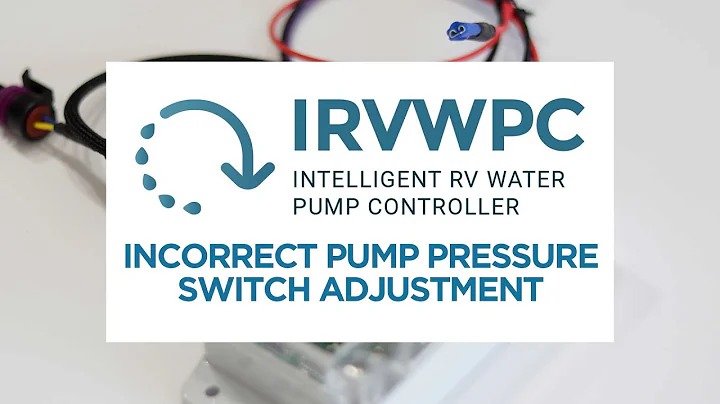 Incorrect Pump Pressure Switch Adjustment