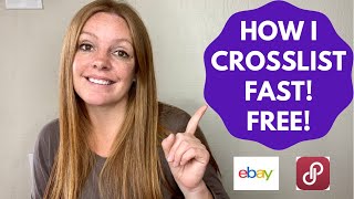 Free & No Service  How I Crosslist My Items Fast From EBay To Poshmark!