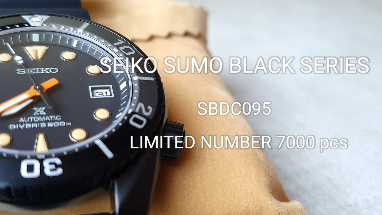 Seiko SUMO Prospex SPB125J1 / SBDC095 BLACK Baselworld 2019 - YouTube