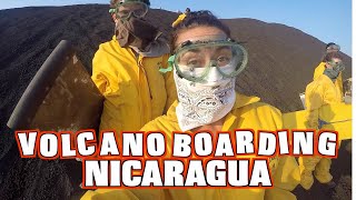 Travel To León, Nicaragua | Cerro Negro Volcano Boarding, The Cathedral, Food Ep.57