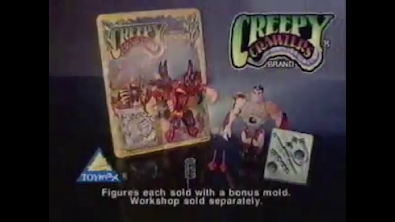 Creepy Crawlers Commandos Action Figures Toys Ad (1994) (low quality ...