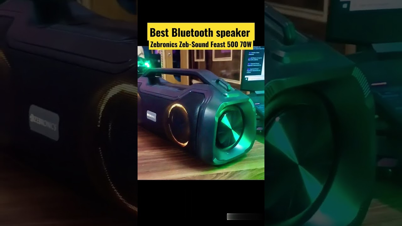 zebronics Zeb-Sound Feast 500 Bluetooth speaker 70W 