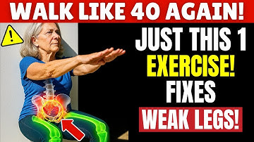 Over 60? Your Legs Are Getting WEAKER Every Week — FIX It with 3 Easy Exercises | Senior Health Tips