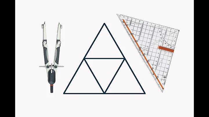 HOW TO Draw Sierpinski Triangles with compass, compass drawing for dummies