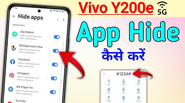 Vivo Y200e App Hide Kaise Kare/How To Hide App In Vivo Y200e/Vivo Y200e App Hide #vivoy200eapphide