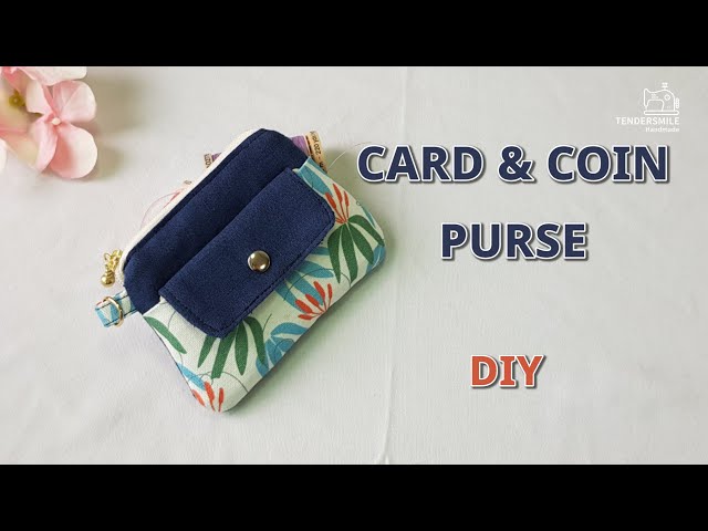 DIY/ CARD AND COIN PURSE/ 귀여운 카드 & 동전지갑 만들기/ sewing/ tutorial/ [tendersmile handmade]