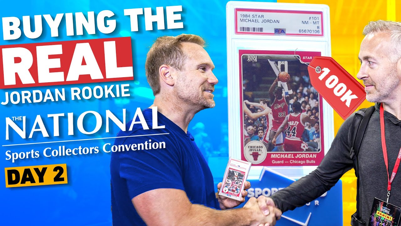 Mj Rook Card I Just Spent $100,000 on this Controversial MJ Rookie Card! 😧 Day 2 at ...