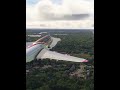 Boeing 747 plane flying low with beautiful views #boeing #aircraft #plane #msfs2020