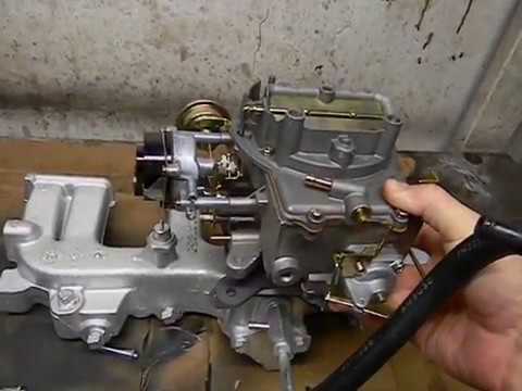 Jeep Wrangler YJ 258 to  carb swap HEI Part 8 Carburetor - YouTube