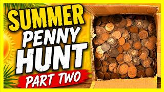 Summer Penny Hunt  - Old Pennies - part 2