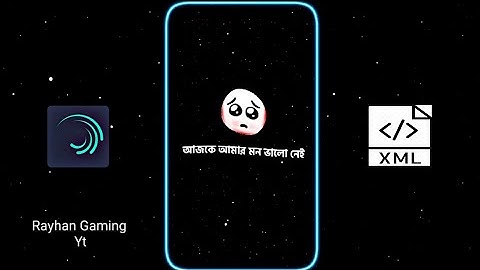 Ajk Amar Mon Valo Nei 😟 Alight Motion Presets Xml #am_editors_bd #Crazy_Editor_Bd