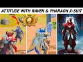Attitude With 😈 Blood Raven & Pharaoh X-suit 😯 Conqueror Pro Player ( Part 92 ) | Hey Noob Gaming