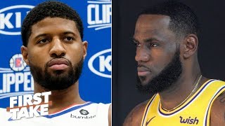 Stephen A.: Paul George dissed LeBron by saying the Clippers have a better duo | First Take