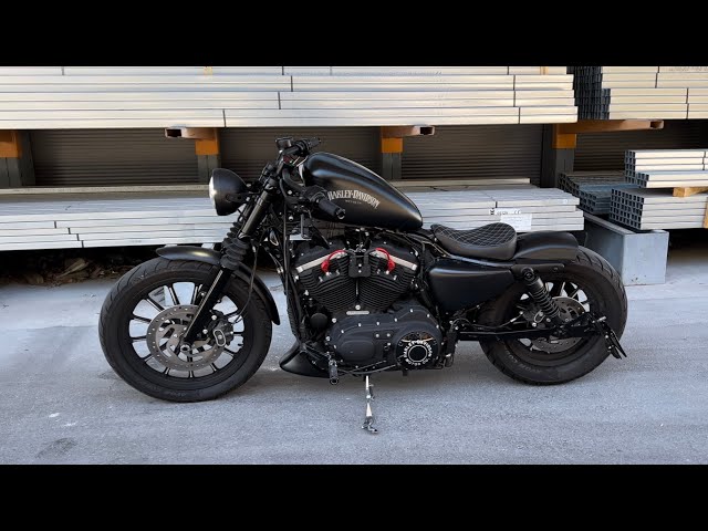 One of the best looking Sporty's? Rate that completely customized Harley-Davidson Sportster XL883N. class=